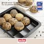 Voir la diapositive 2 : ZENKER Set pâtisserie avec moule pour 12 mini pains, 2 bols à mixer, verre mesureur et spatule Zenker