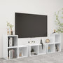 Voir la diapositive 1 : VIDAXL Ensemble de meubles TV 6 pcs Blanc Bois d'ingenierie