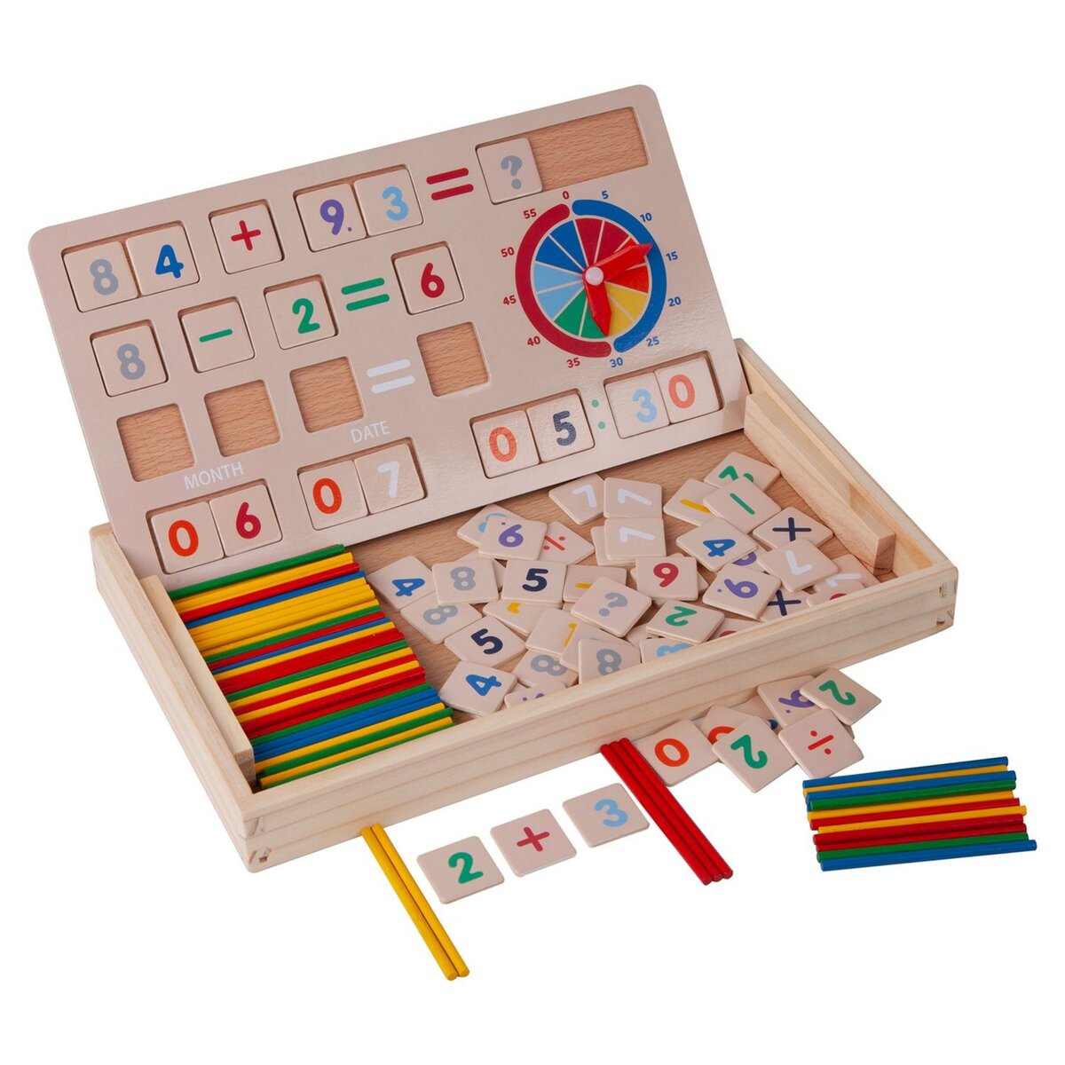 One Two Fun Ma table de calcul en bois
