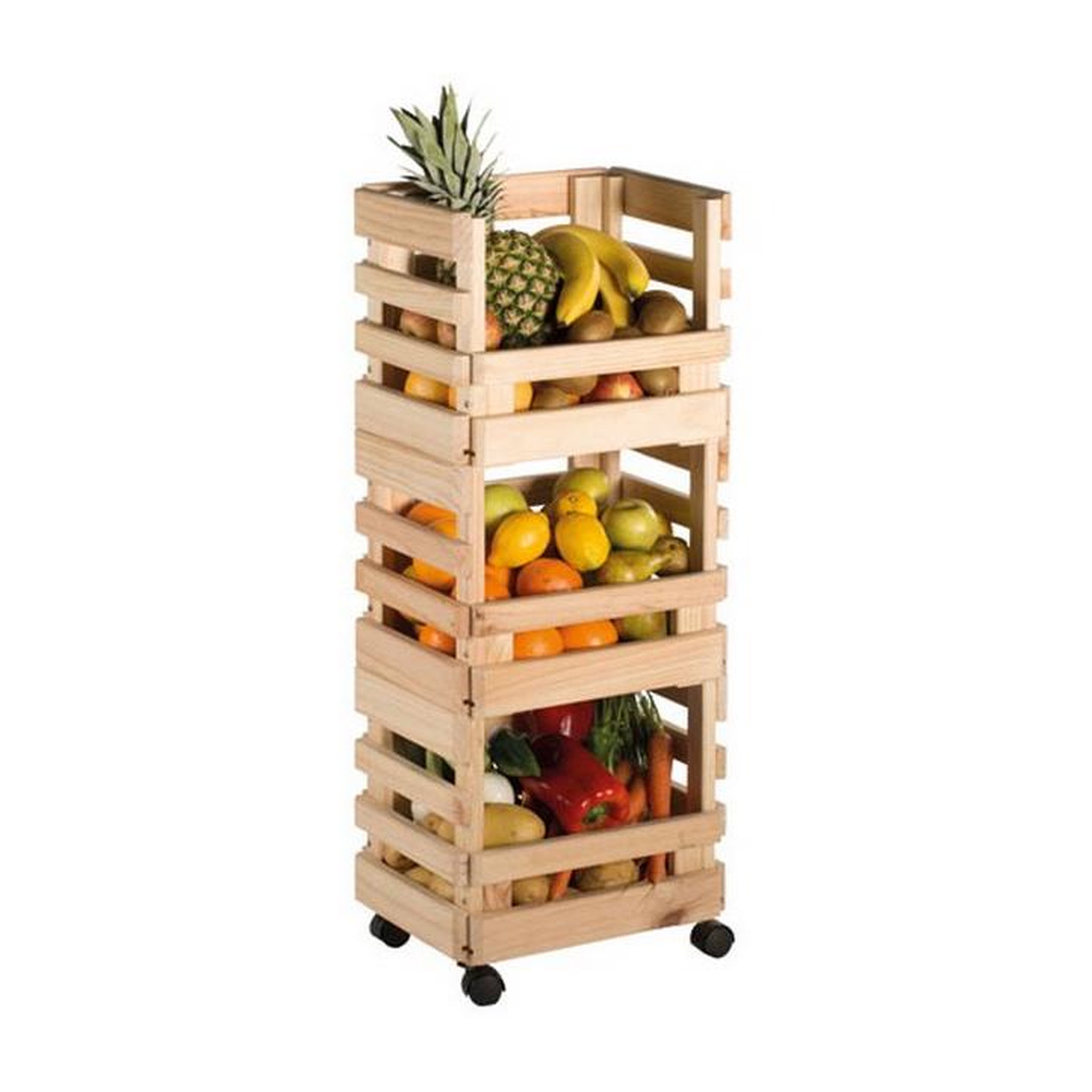 Astigarraga Resserre à légumes en pin 30x38x90cm - EV3CAR.99