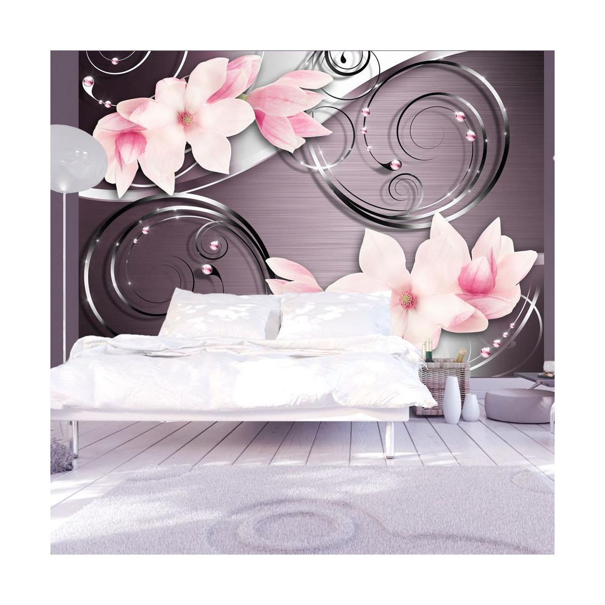 Voir la diapositive 1 : Paris Prix Papier peint  imagination rose