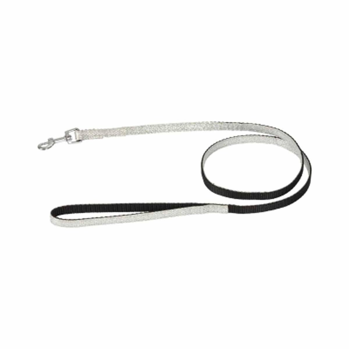 Paris Prix Laisse pour Chat  Glitter  100cm Argent