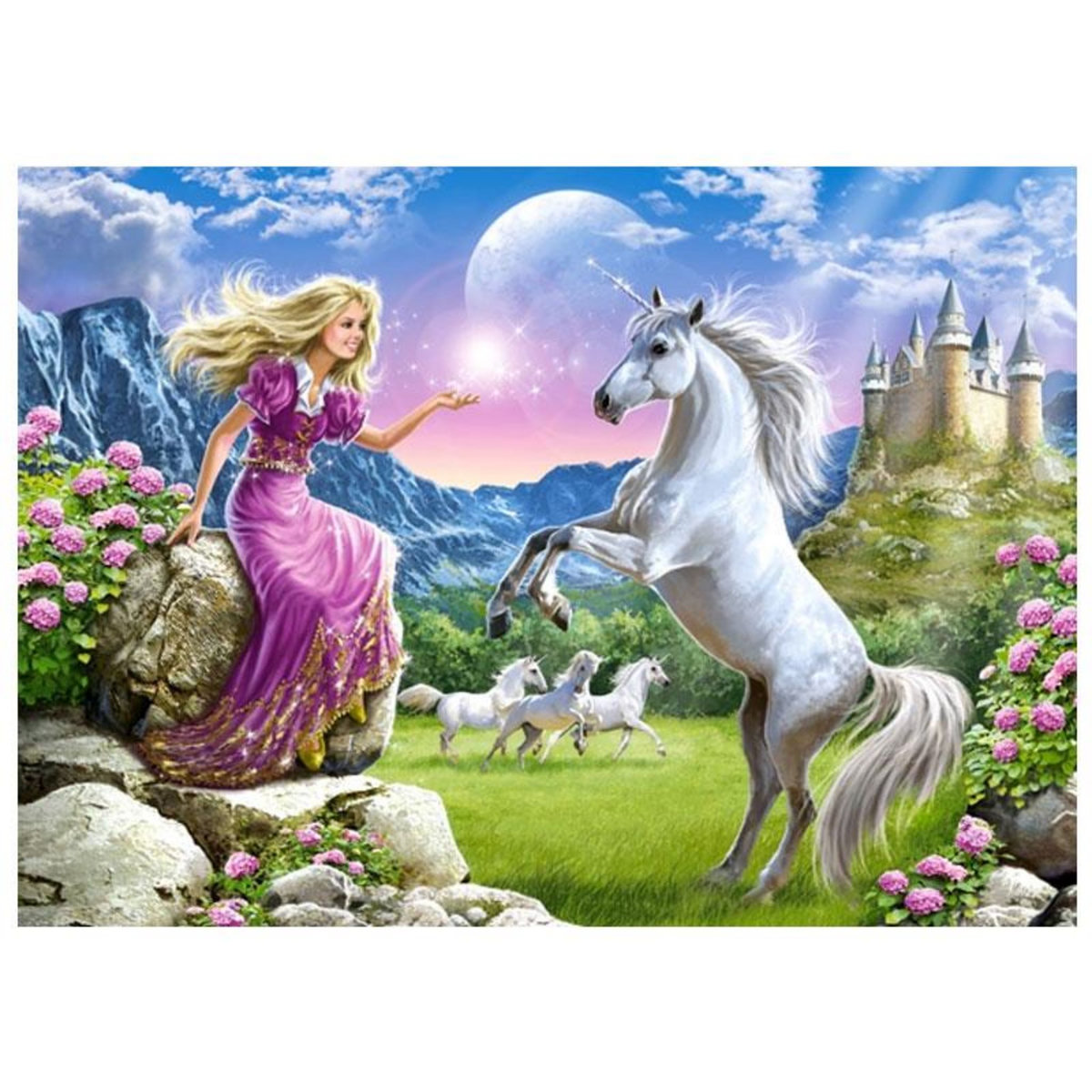Castorland Puzzle 180 pièces : Mon amie la Licorne
