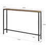 Voir la diapositive 3 : SOBUY SoBuy - Console D'entrée - 120x20x80cm - Industriel - FSB19-XL