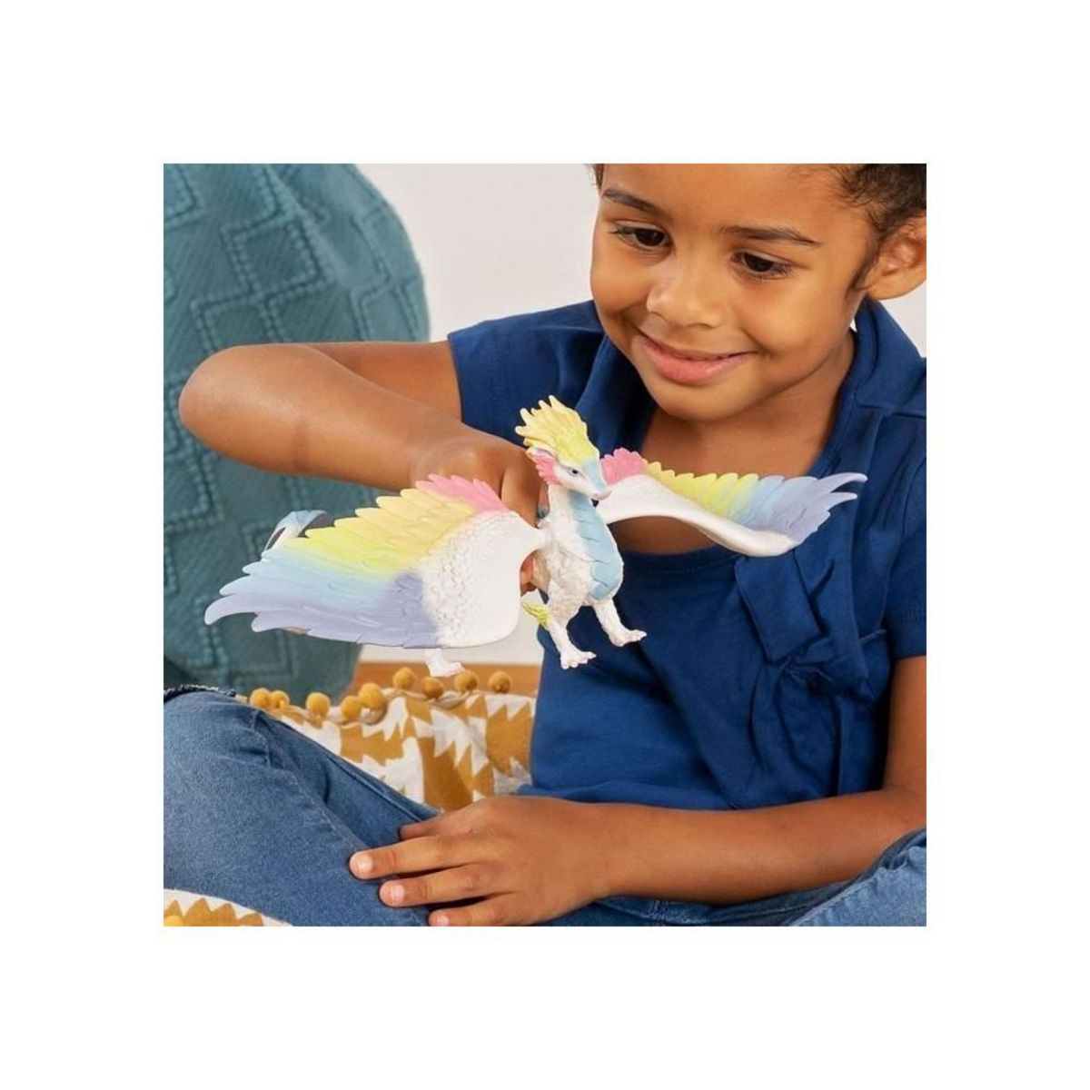 Schleich Figurine Dragon arc-en-ciel, des 5 ans, Schleich 70728 Bayala, 34 x 23 x 11 cm