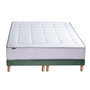 Voir la diapositive 5 : IDLITERIE Ensemble BELLAGIO 2, matelas mémoire de forme, sommier et couette