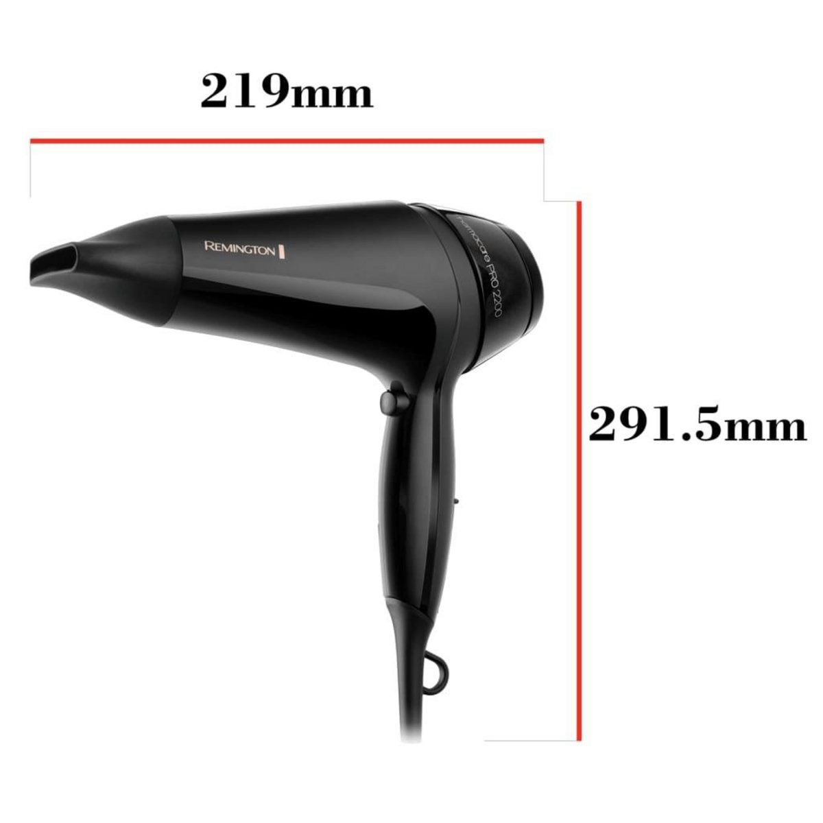 REMINGTON REMINGTON Seche-cheveux Thermacare PRO 2200 2200 W Noir