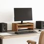 Voir la diapositive 1 : VIDAXL Support de moniteur vieux bois 42x24x16 cm bois d ingénierie