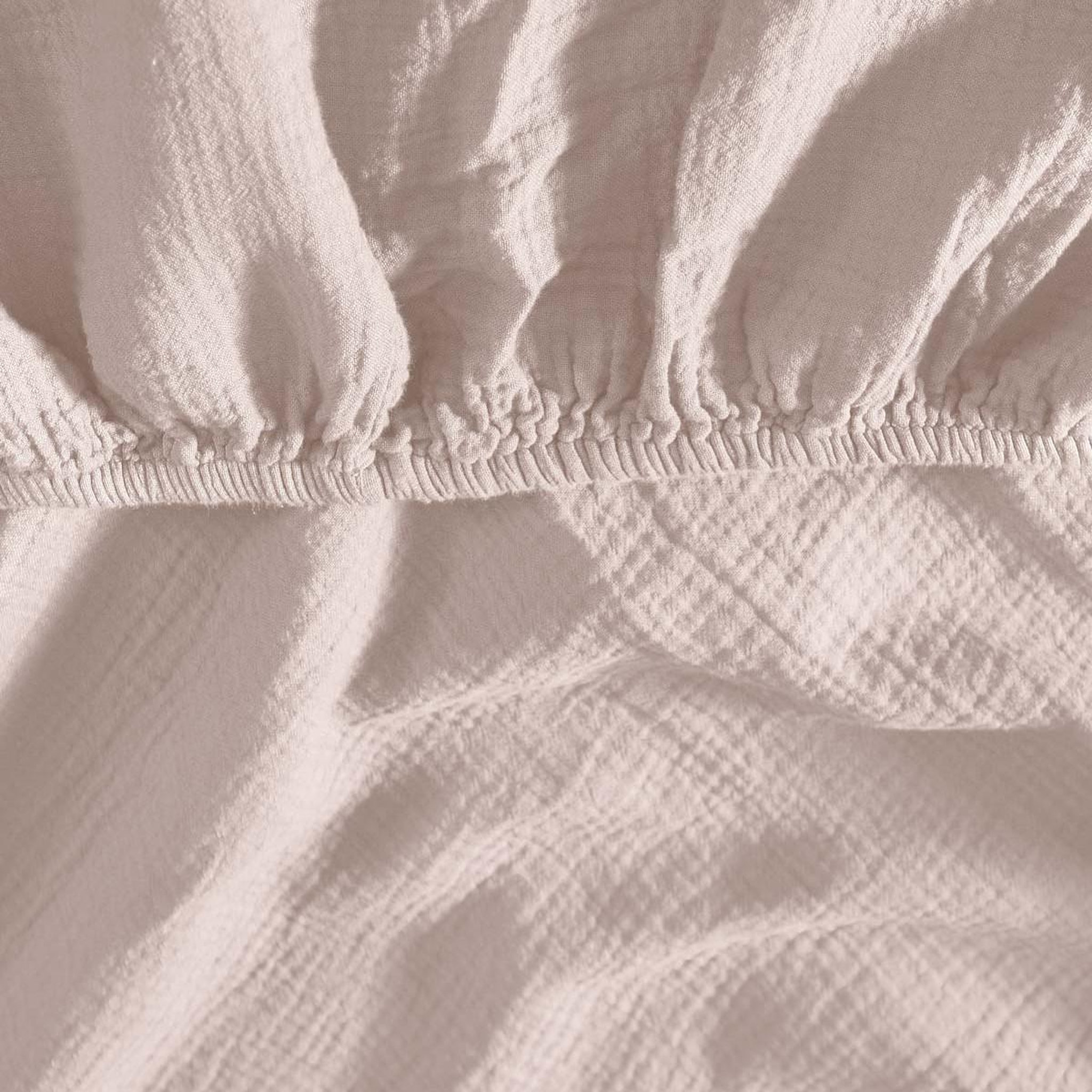 Voir la diapositive 4 : Sensei Maison Drap housse en gaze de coton bonnet 30 cm LOFT