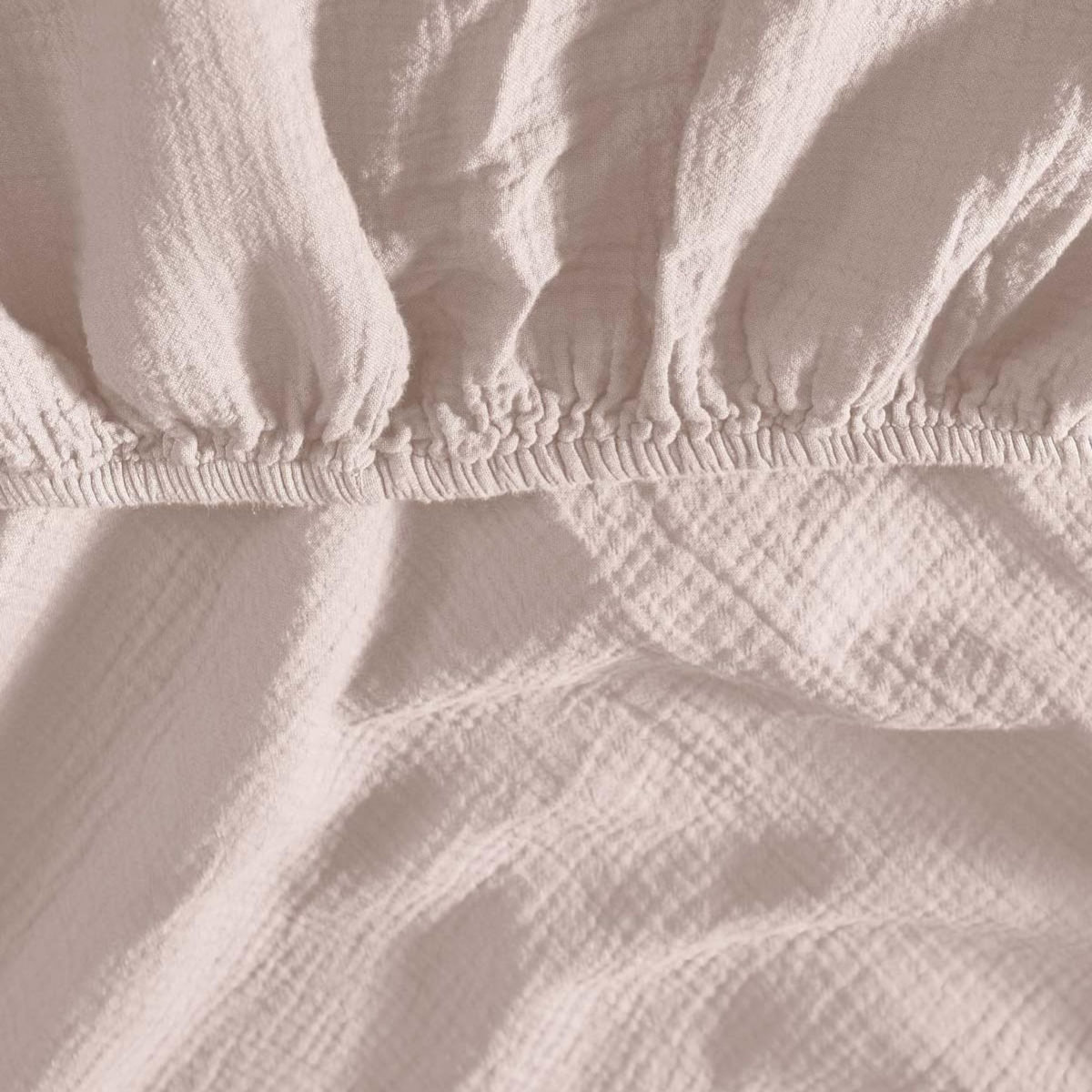 Sensei Maison Drap housse en gaze de coton bonnet 30 cm LOFT