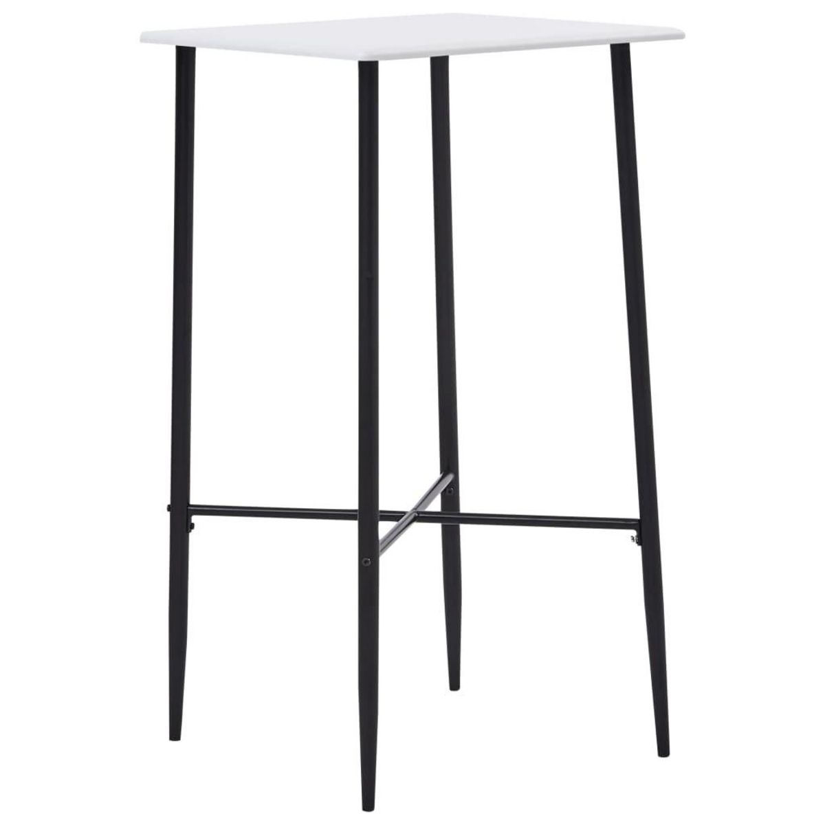 VIDAXL Ensemble de bar 5 pcs Plastique Noir
