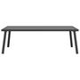 Voir la diapositive 3 : VIDAXL Table basse de jardin anthracite 110x55x35 cm acier