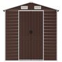 Voir la diapositive 4 : VIDAXL Abri de jardin marron 191x640x198 cm acier galvanise