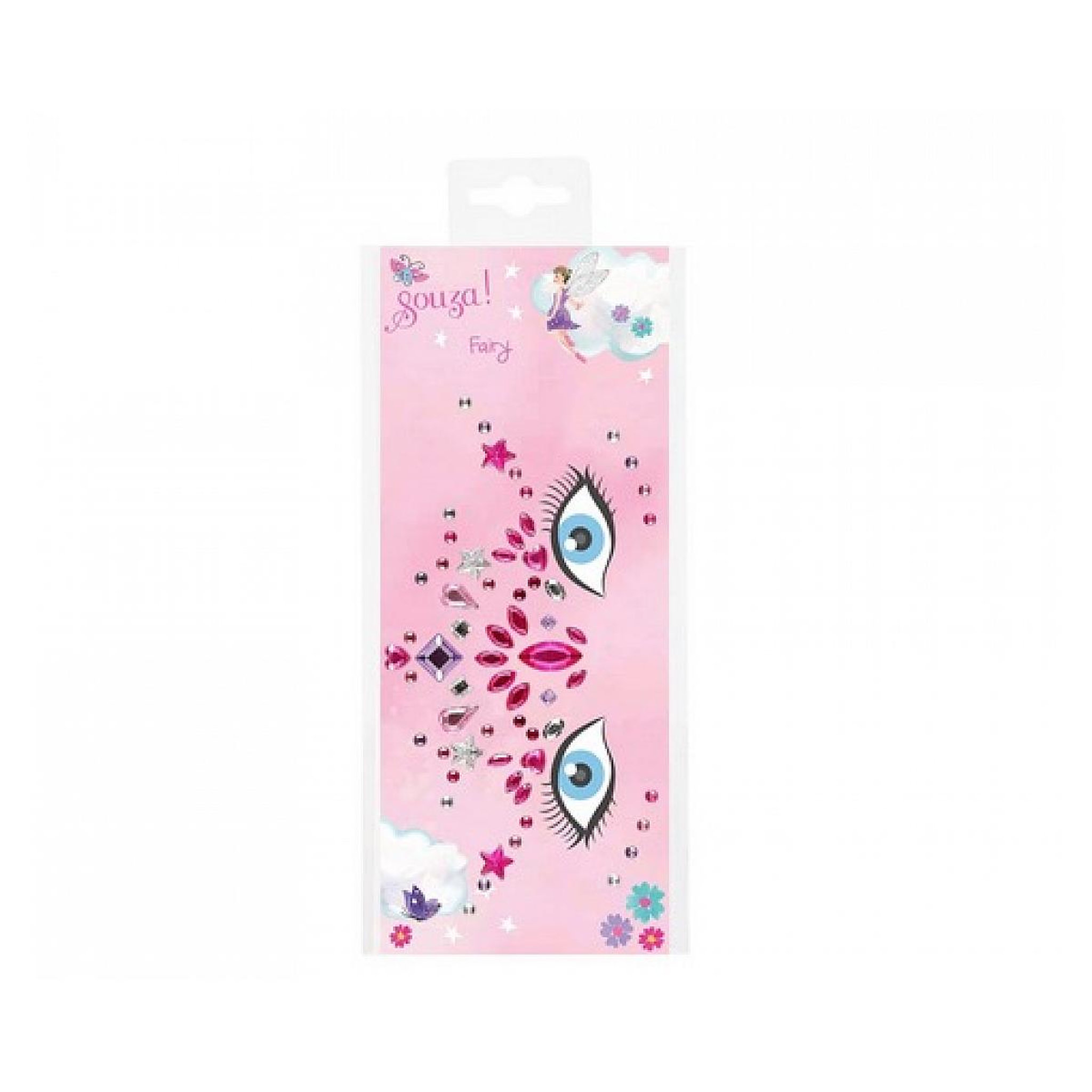 SOUZA Bijoux de visage autocollants Elfe rose