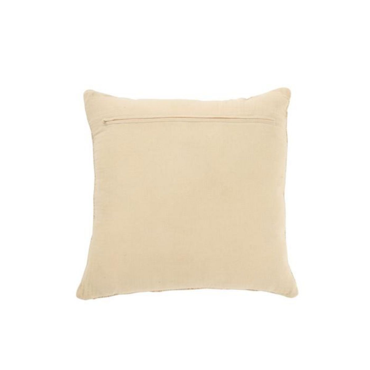 Paris Prix Coussin Déco en Lin  Noreen  45x45cm Beige & Orange