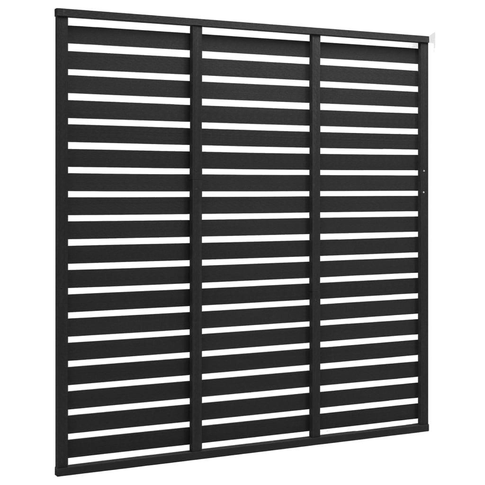 Voir la diapositive 2 : VIDAXL Panneau de cloture WPC 180x180 cm Noir