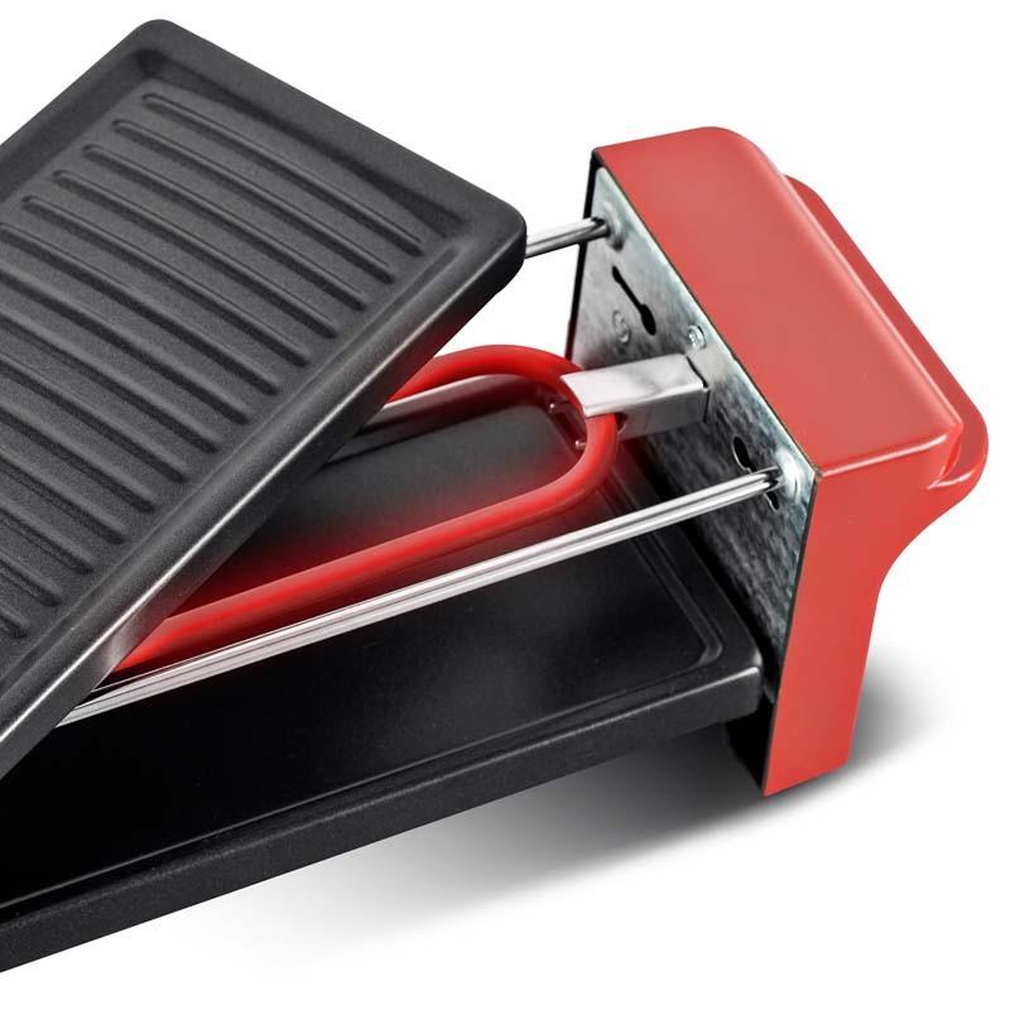 Voir la diapositive 6 : KITCHENCOOK Machine à Raclette Grill 2 Personnes – Rc Rigi Red Kitchencook