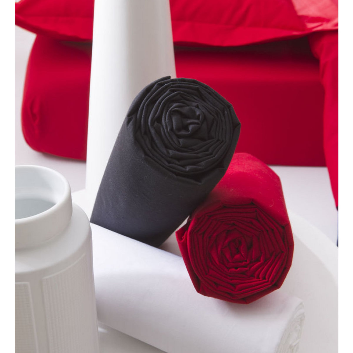 Drap housse uni coton REGLISSE