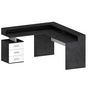 Voir la diapositive 1 : Bureau d'angle avec rehaussement 3 tiroirs L180 cm VASTO