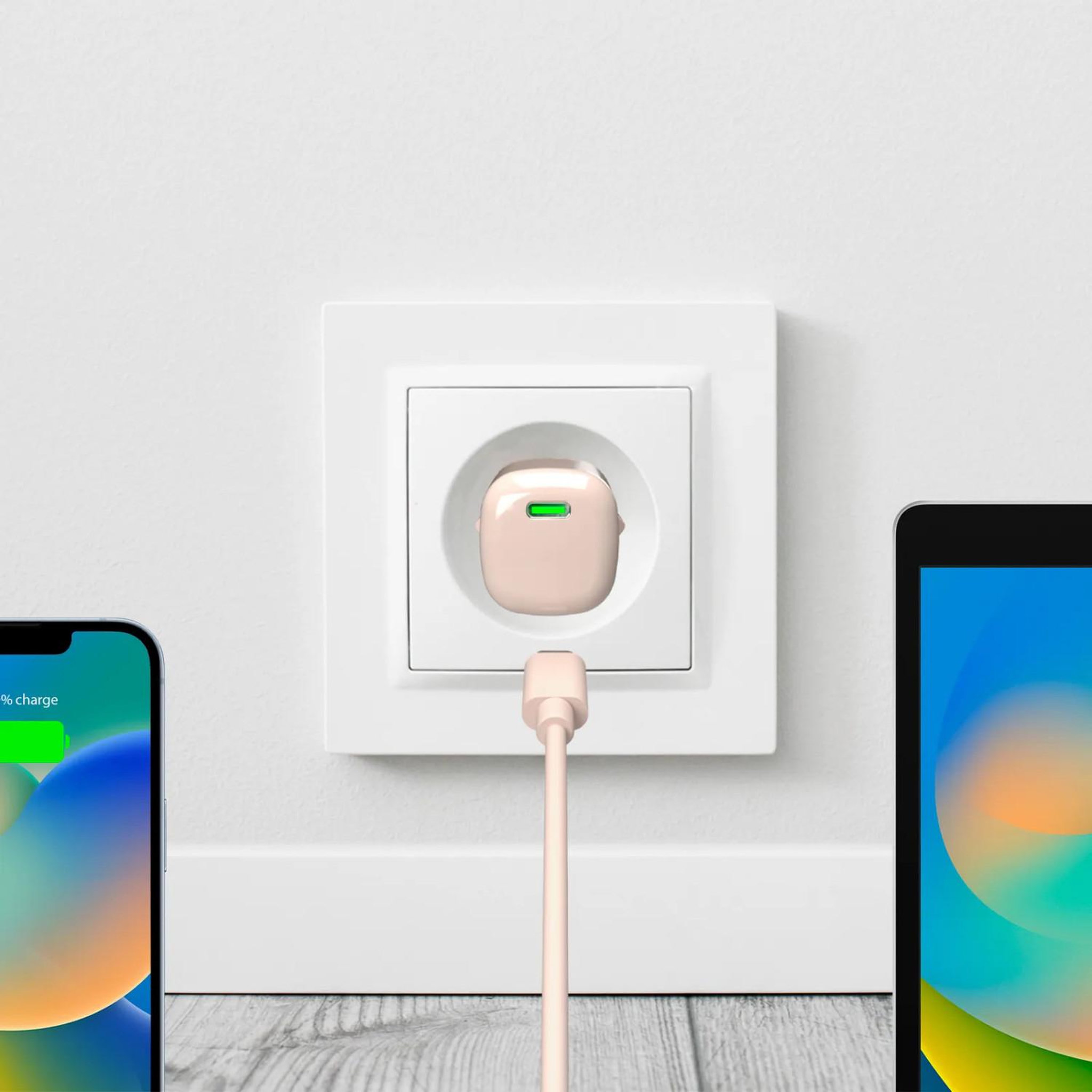 Voir la diapositive 3 : Puro Puro pufcmtcusbc20wgbeg chargeur d'appareils mobiles smartphone, tablette sable secteur charge rapide intérieure