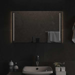 VIDAXL Miroir de salle de bain a LED 80x50 cm