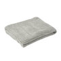 Voir la diapositive 2 : Paris Prix Plaid Uni Chenille  Bradly  130x170cm Gris