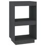Voir la diapositive 2 : VIDAXL Bibliotheque Gris 40x35x71 cm Bois de pin massif