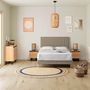 Voir la diapositive 2 : VS VENTA-STOCK Sommier + tête de lit Eris 140x190 cm Beige