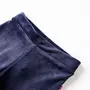 VIDAXL Pantalons pour enfants velours bleu fonce 92