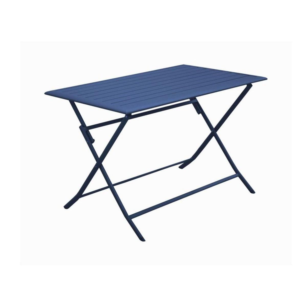 Proloisirs Table de jardin rectangulaire Lorita - bleu 110 x 71 x 70 cm