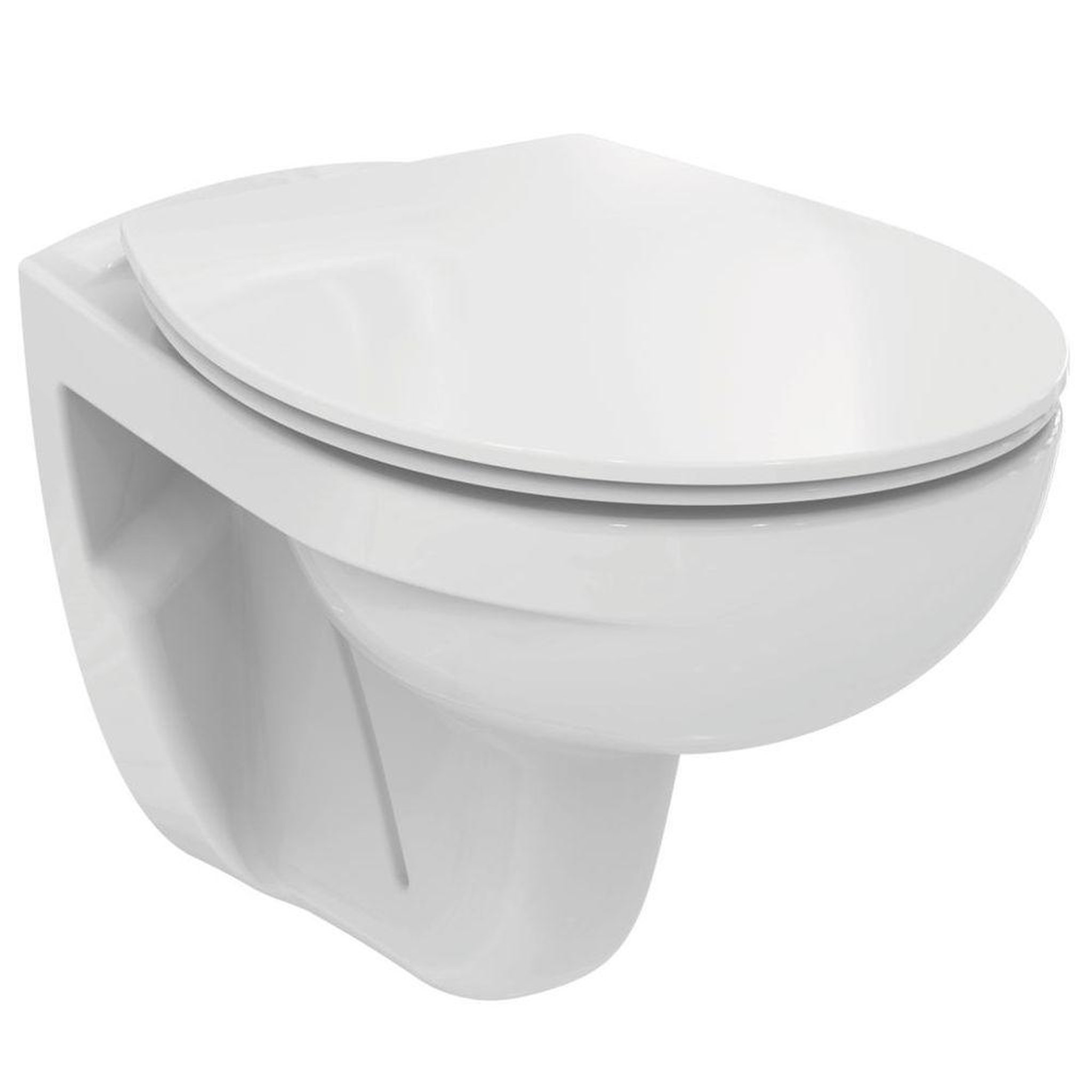 Porcher Pack WC suspendu ULYSSE PRO sans bride, avec abattant - blanc