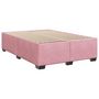 Voir la diapositive 3 : VIDAXL Cadre de lit sans matelas rose 140x200 cm velours