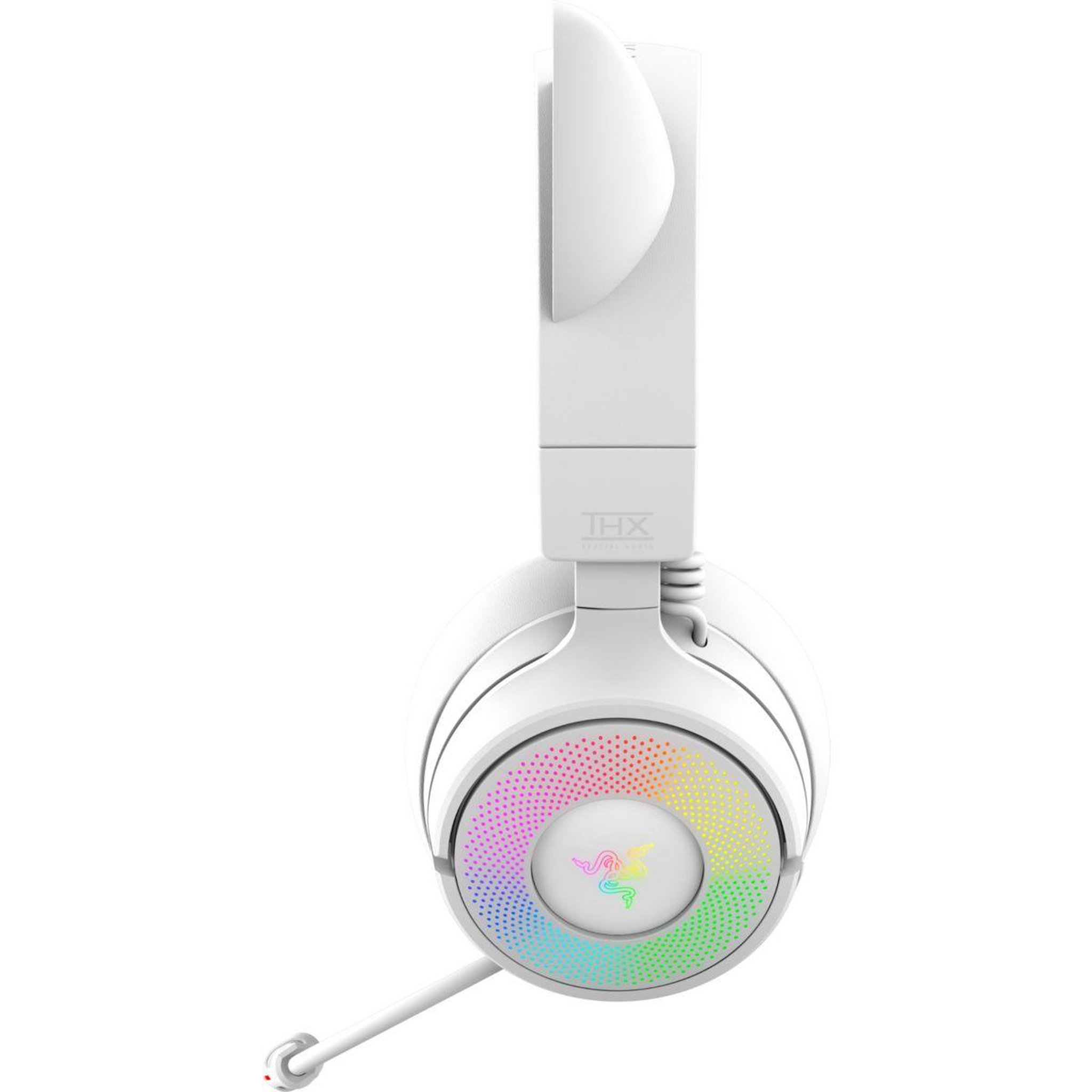 Voir la diapositive 4 : Razer Casque gamer KRAKEN KITTY V3 PRO BLANC