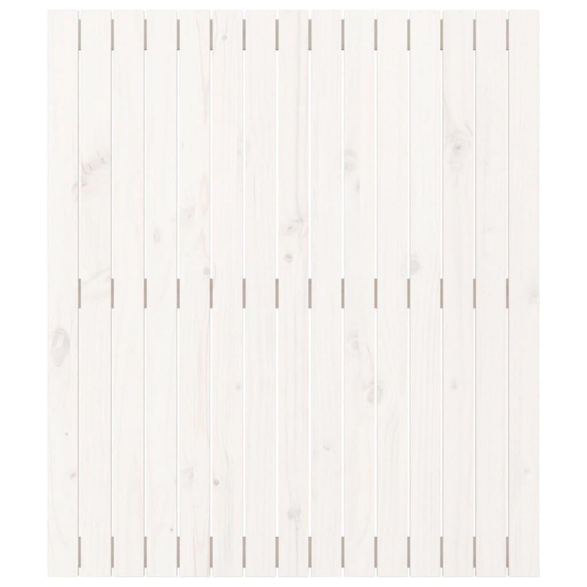 VIDAXL Tete de lit murale Blanc 95,5x3x110 cm Bois massif de pin