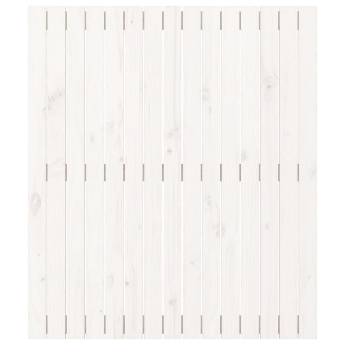 VIDAXL Tete de lit murale Blanc 95,5x3x110 cm Bois massif de pin