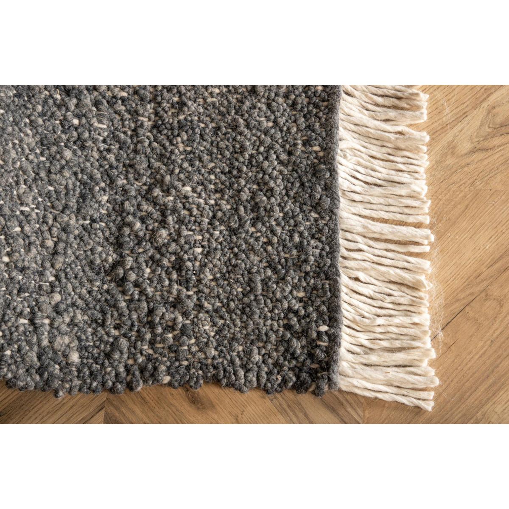 Voir la diapositive 6 : Paris Prix Tapis déco en laine  betina  80x250cm gris