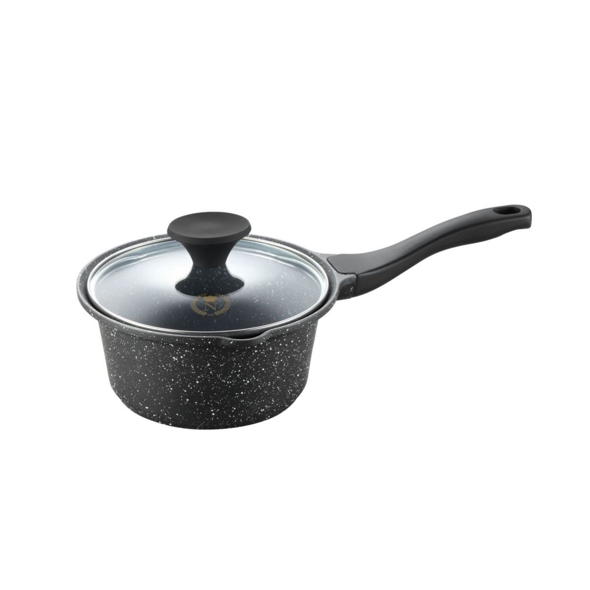 NAPOLEON Casserole 18cm effet pierre en fonte d'aluminium SOFT TOUCH