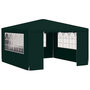 Voir la diapositive 2 : VIDAXL Tente de reception et parois laterales 4x4 m Vert 90 g/m^2