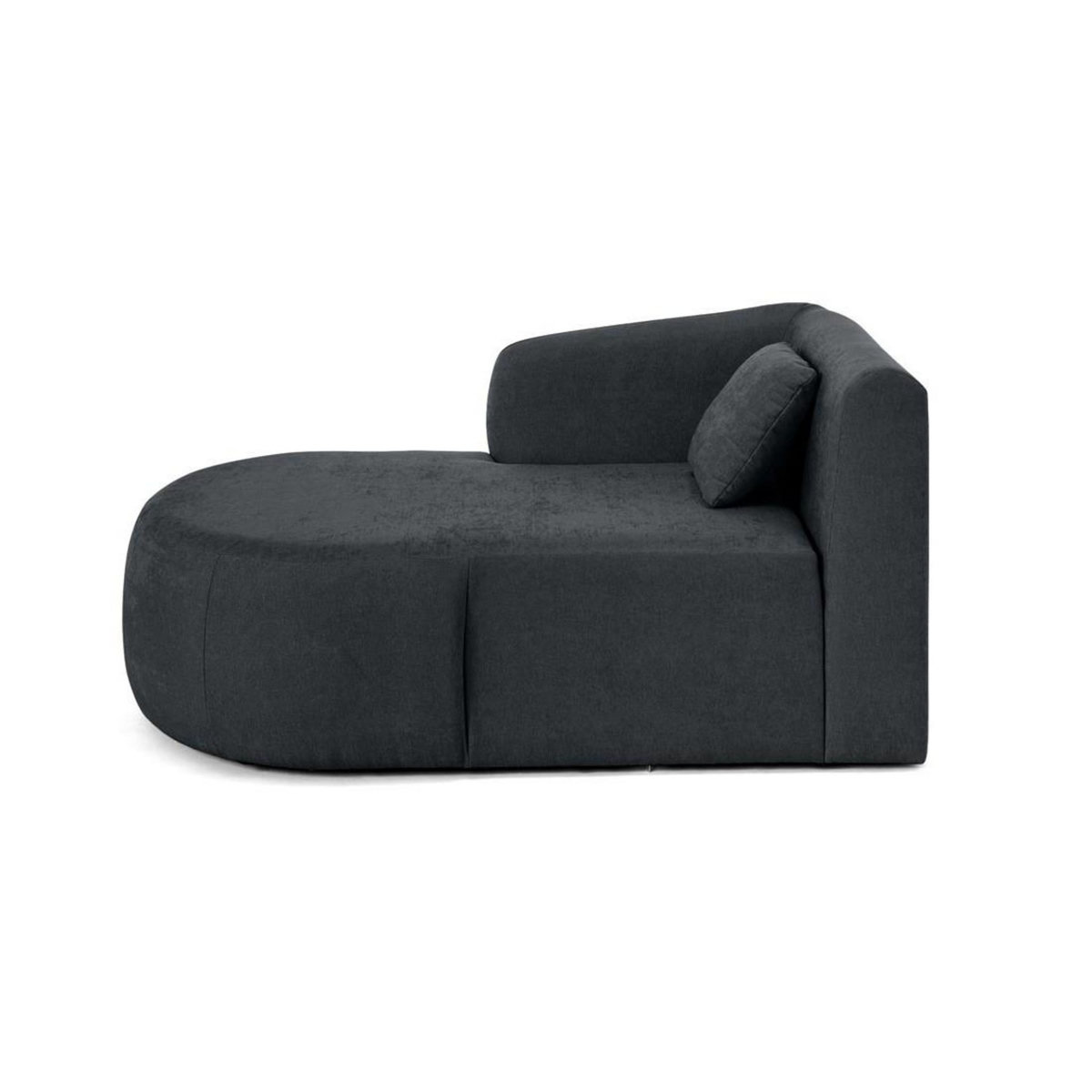 LISA DESIGN Ikare - module d'assise méridienne gauche - en tissu
