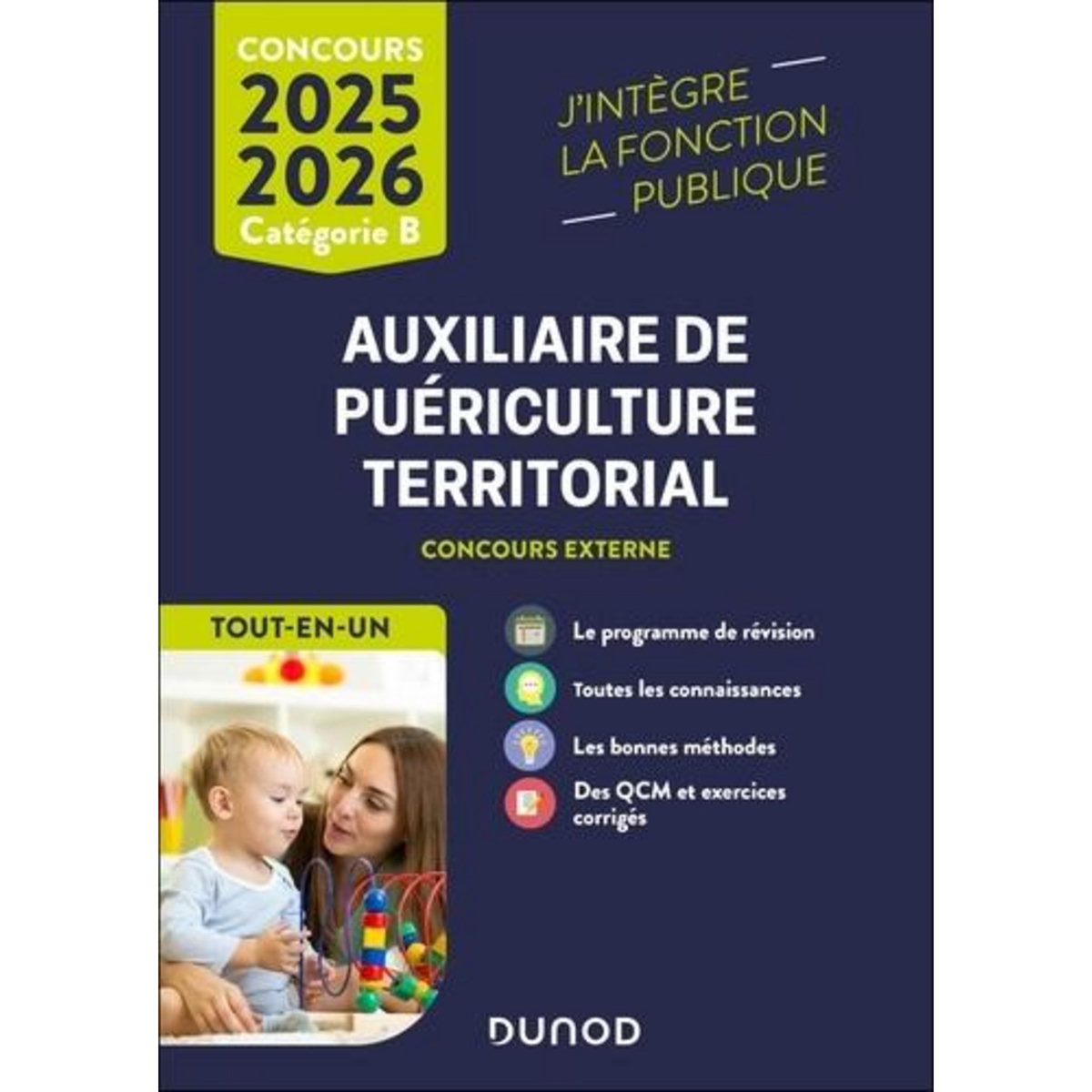 CONCOURS AUXILIAIRE DE PUERICULTURE TERRITORIAL EXTERNE CATEGORIE B. TOUT-EN-UN, EDITION 2025-2026, Assouly-Brun Nathalie