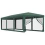 Voir la diapositive 2 : VIDAXL Tente de fete avec 8 parois laterales en maille Vert 3x9 m PEHD
