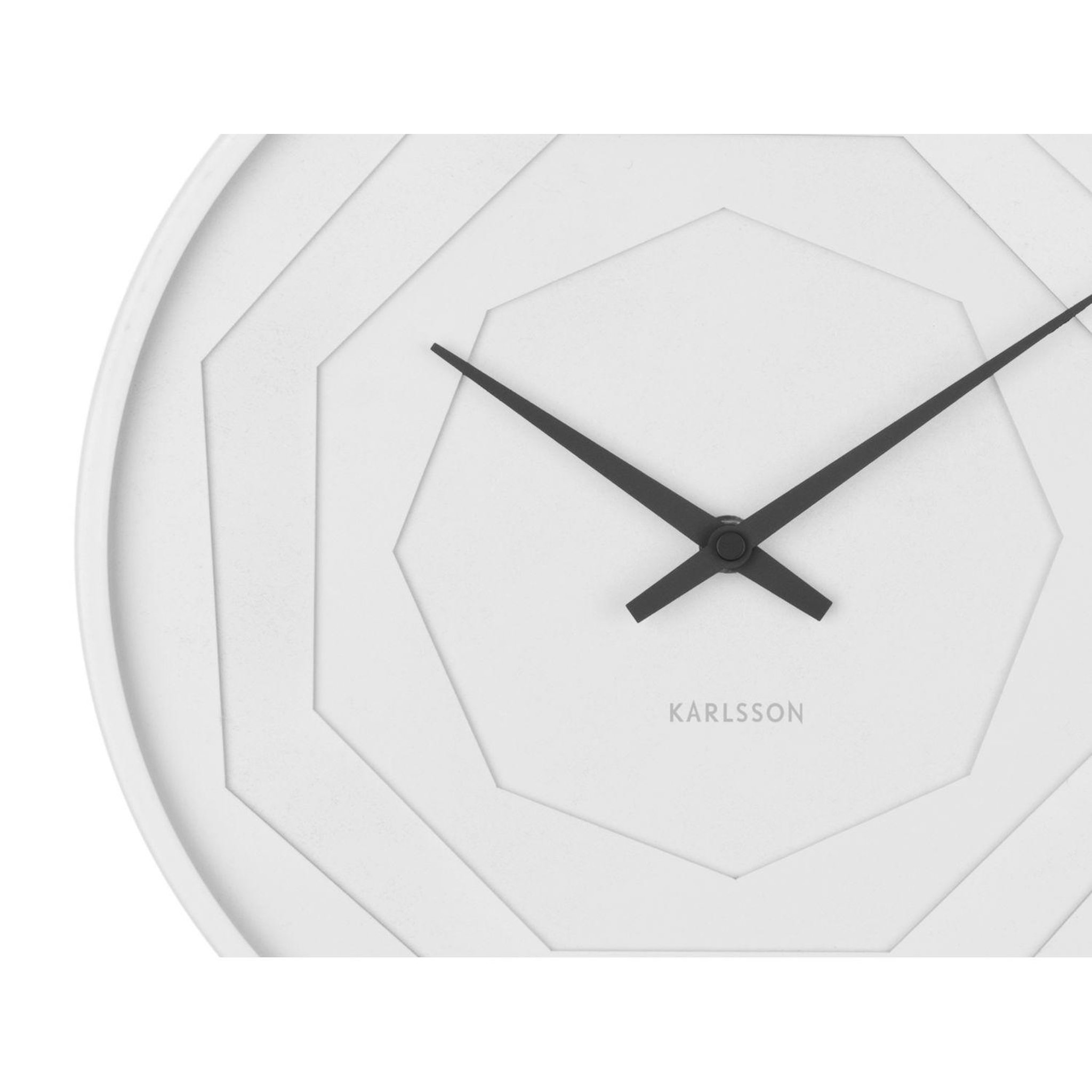 Voir la diapositive 2 : Karlsson Horloge murale Layered Origami