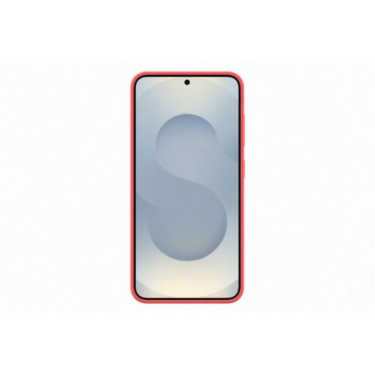 Samsung Coque et étui téléphone mobile Samsung silicone Galaxy S25 Corail