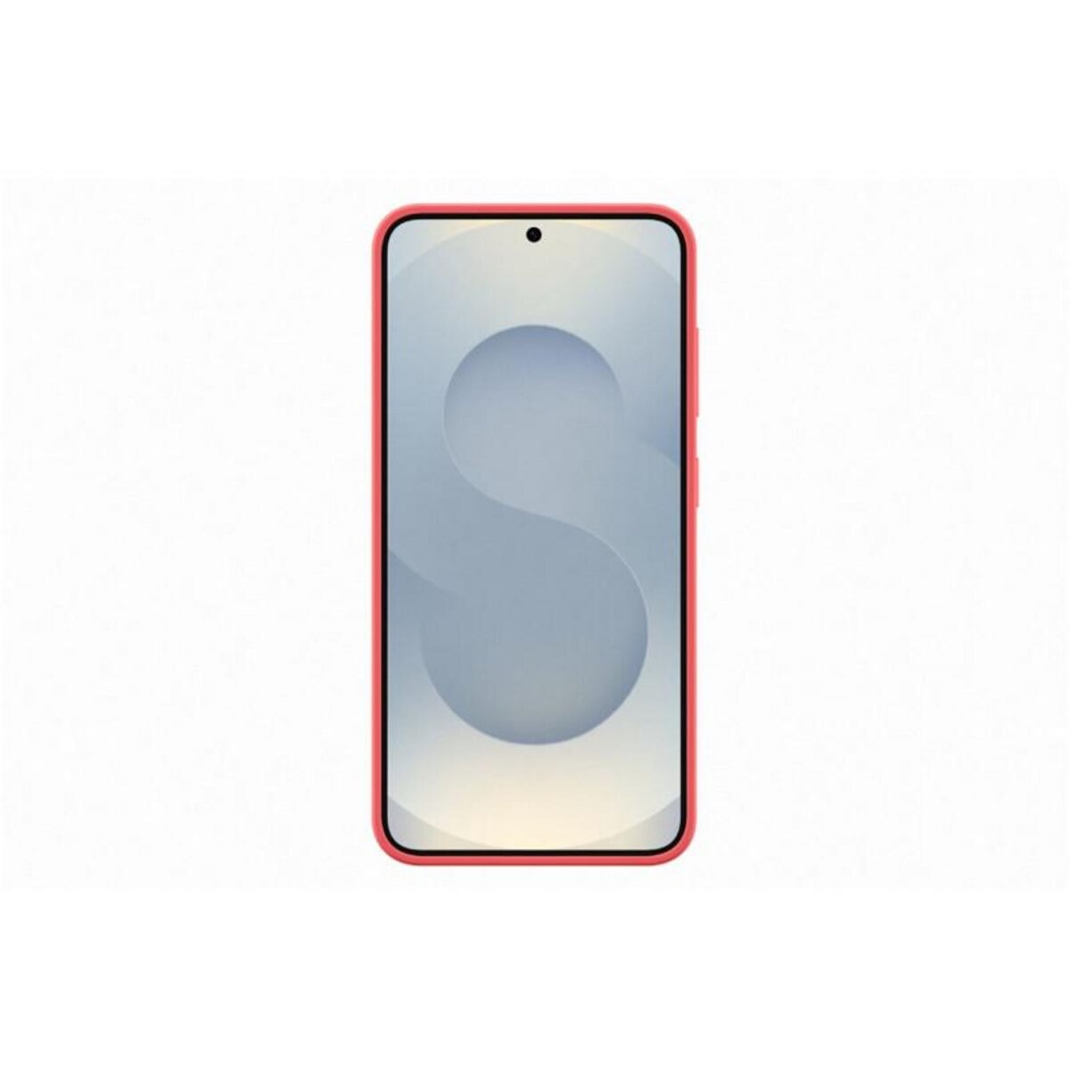 Samsung Coque et étui téléphone mobile Samsung silicone Galaxy S25 Corail