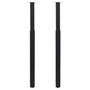 Voir la diapositive 2 : VIDAXL Pied de table telescopique 2 pcs Noir 710 mm - 1100 mm