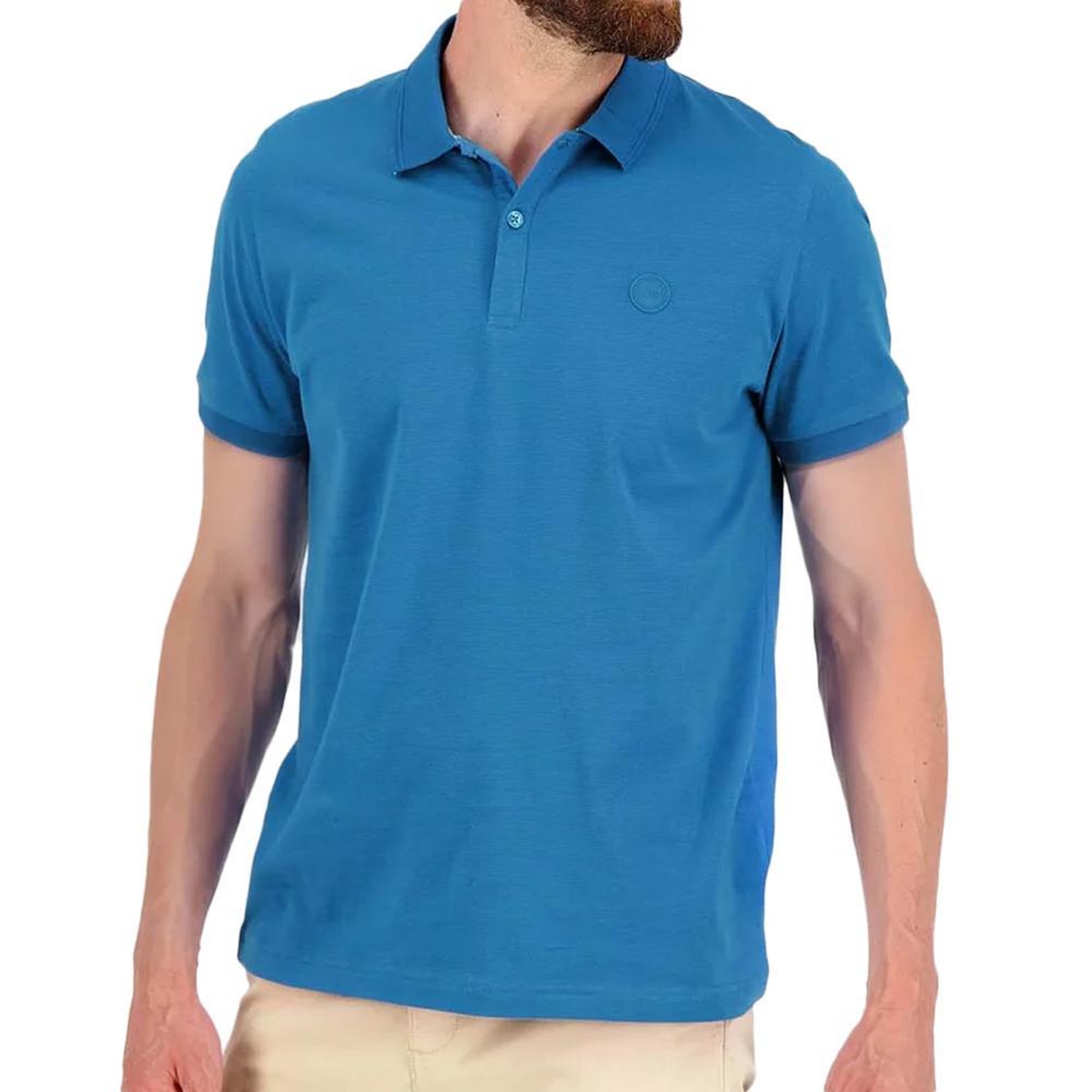 TBS Polo  Homme TBS MILE. Coloris disponibles : Bleu