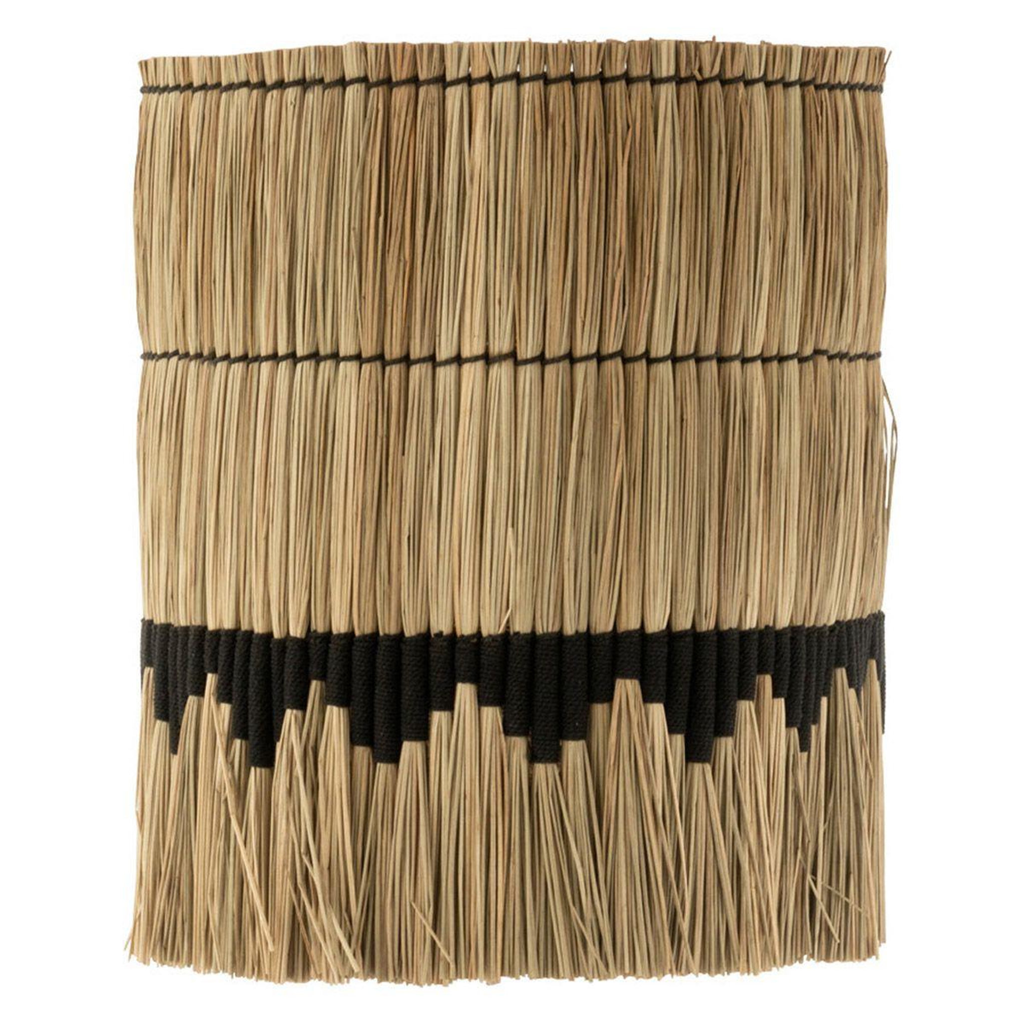 J-LINE Abat-Jour Déco  Black Lombok  50cm Naturel