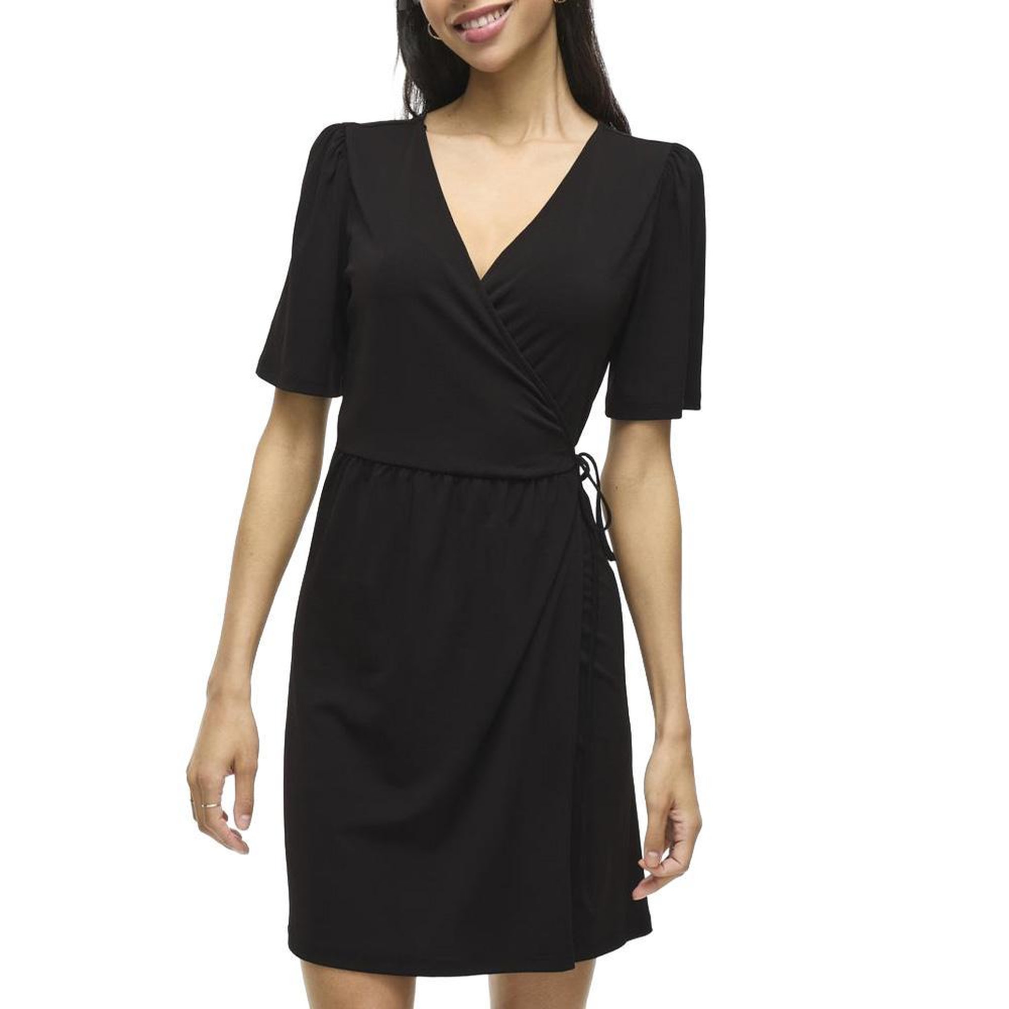 Vila Robe noir femme vila nayeli. Coloris disponibles : Noir