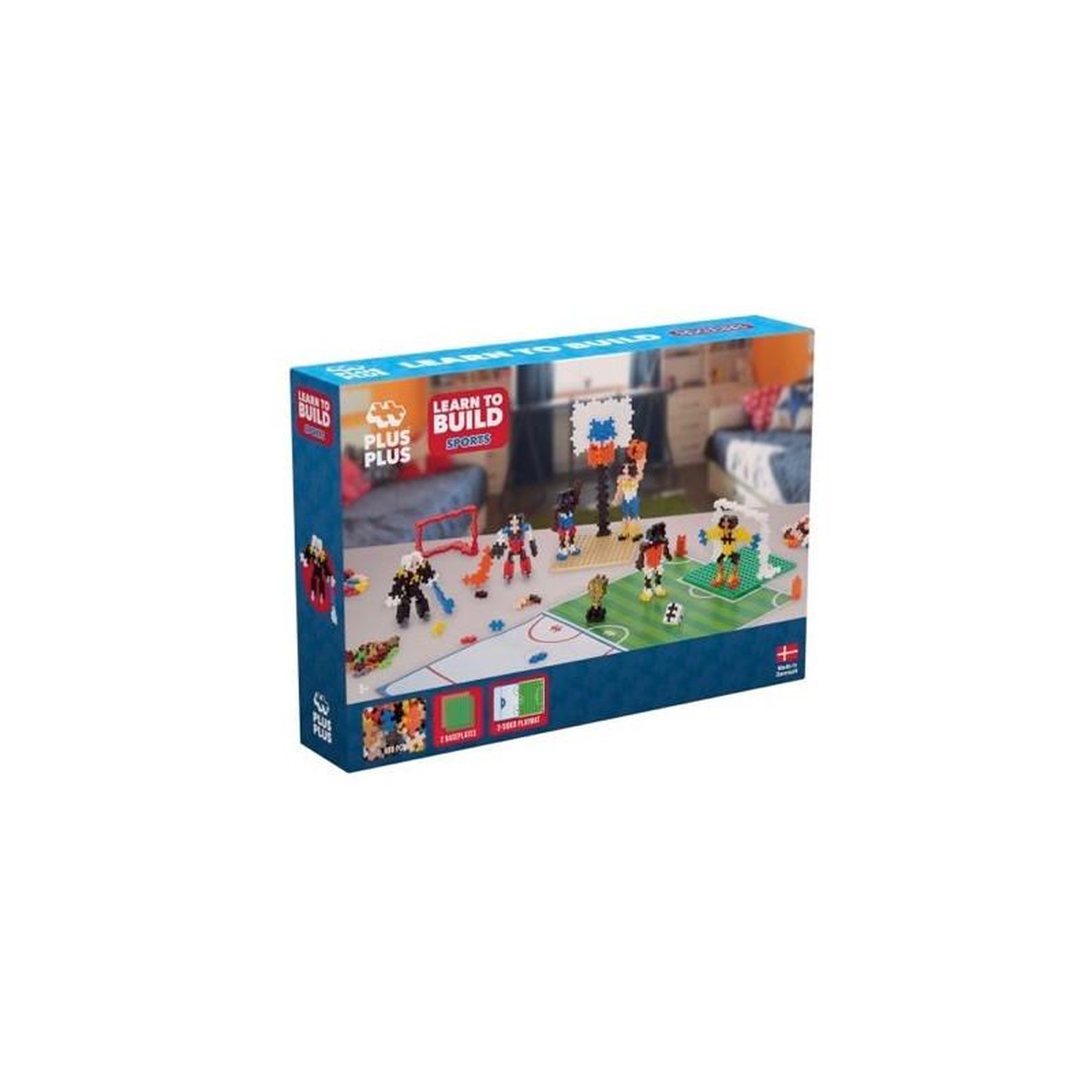 PlusPlus Jeu de construction Plus Plus Kit découverte Sport 600 pièces