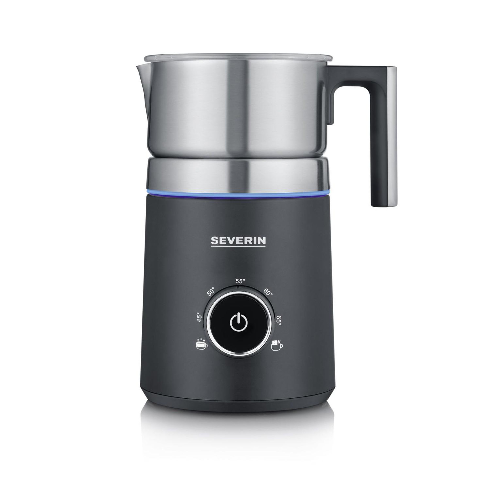 Voir la diapositive 3 : SEVERIN Severin SM 3586 Mousseur et réchauffeur de lait Mousseur/Chauffe-lait automatique Noir, Acier inoxydable